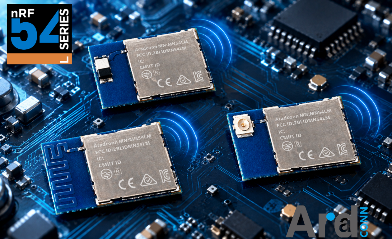 Entering the Bluetooth 6.0 Era: A Deep Dive into Arad Connectivity's nRF54LM20 Module (MN54LM-20 Series) Next-Gen Miniature Cost-Effective Long-Range BLE Solution